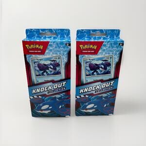 (Lot of 2 Boxes) Pokemon TCG | Knock Out Collection | Kyogre | Factory Sealed!
